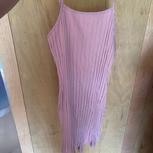 Mauve mini dress